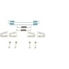 Bosch Priedų Rinkinys Stabdžių Kaladėlės AUDI A1 FIAT Doblo Linea SEAT Arona Skoda Fabia VW Polo VI 1S7 615 407 301 1S7 615 408 301