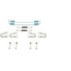 Bosch Priedų Rinkinys Stabdžių Kaladėlės AUDI A1 FIAT Doblo Linea SEAT Arona Skoda Fabia VW Polo VI 1S7 615 407 301 1S7 615 408 301