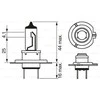 BOSCH priekinių žibintų lemputė 1987302471 63126904931