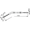BOSCH rankinio stabdžio trosas 1987477036 133609721