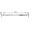 BOSCH rankinio stabdžio trosas 1987477775 1J0609721AQ