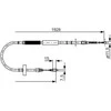 BOSCH rankinio stabdžio trosas 1987477922 1J0609721AQ