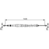 BOSCH rankinio stabdžio trosas 1987482386 1J0609721AQ