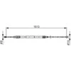 BOSCH rankinio stabdžio trosas Bmw X3 (e83) 1987477987 34403400795
