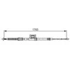 BOSCH rankinio stabdžio trosas Skoda Octavia 1987482736 4745Y0