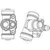 BOSCH ratų stabdžių cilindras Kia Picanto I (sa) F026002388 KK15026610