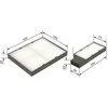Bosch Salono oro filtras HYUNDAI i30 KIA cee'd Oro filtras 977-104 977-105 977-106
