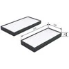 Bosch Salono Oro Filtras KIA Clarus Rio I 1.3 1.5 16V 1793 1998 1343 1493 CCF21764 CCF21765