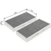 Bosch Salono Oro Filtras Mercedes Benz ML GL R 320 350 CDI 4Matic A 651 094 00 00 A 651 094 01 00