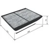 Bosch Salono oro filtras Renault Megane Scenic 1.4 1.6 1.9 D 7701205143 7701205144