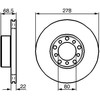 BOSCH stabdžių diskas 0986478061 A1264200005