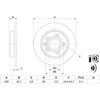 BOSCH stabdžių diskas 0986478421 7M0615601C