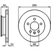 BOSCH stabdžių diskas 0986478548 701615301G