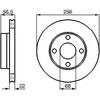 Bosch Stabdžių Diskas Audi 80 B4 Coupe B3 2.0 2.3 2.3E 1781 1984 2226 2309 7136091 7136092