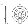 Bosch Stabdžių Diskas Mazda MX-3 MX-5 323F 323C 323S 1.6 1.8 Brembo 90074001 90074002
