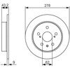 BOSCH stabdžių diskas 0986479047 30769061
