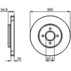 Bosch Stabdžių Diskas Ford Focus Mk1 St170 2 0 Brembo 25712 25714 25715