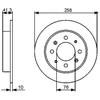 BOSCH stabdžių diskas 0986479462 4246A6