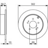BOSCH stabdžių diskas 0986479532 MR955407
