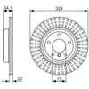 Bosch Stabdžių Diskas BMW Z4 Roadster E89 sDrive 35i 35is 34116763435 34116763436