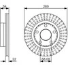 BOSCH stabdžių diskas 0986479A42 34211162968