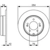 BOSCH stabdžių diskas 0986479A45 58411A6300