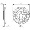 Bosch Stabdžių Diskas Infiniti Q30 QX30 Mercedes-Benz A B CLA GLA 0002568002 0002568003
