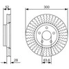 BOSCH stabdžių diskas 0986479D38