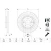 Bosch Stabdžių diskas Kia Sorento II XM 2.4 CVVT 3.5 3.5 4WD 51317 51318 51319