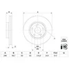 Bosch Stabdžių Diskas Toyota Hilux VIII Pickup 2 0 2 7 2 8 D 04465 35210 04465 35220