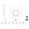 Bosch Stabdžių Diskas Suzuki Celerio 1.0 AVK310 4100301A 4100301B
