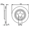 Bosch Stabdžių Diskas Audi A6 Allroad C6 A6 C6 Avant Stabdžių Diskas 4F2 4F5 4FH 8K0601171A
