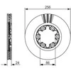 Bosch Stabdžių Diskas Ford Ranger Mk2 ER EQ ET 1.8 2.5 D TD 92 109 143 Žr 1614103 1614104 1614105