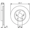 Bosch Stabdžių Diskas Honda Civic VIII IX FN FK FD FA 1.3 1.8 140 201 hp 4243306 4243307