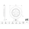 Bosch Stabdžių Diskas Honda Crv Rw Rt Rw1 Rw2 Rt5 42630t0a003 42630t0a013