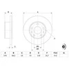 Bosch Stabdžių Diskas IVECO Daily 29L 35C 35S 2.3 2.8 3.0 1064200581 4304005 4304006 4304007