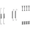 BOSCH stabdžių kaladėlių montavimo rinkinys 1987475299 SFK362