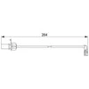 BOSCH stabdžių trinkelių nusidėvėjimo jutiklis 1987474517 4G0615121E