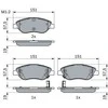 BOSCH stabdžių trinkelių rinkinys 0986424042 1614111980