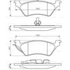 BOSCH stabdžių trinkelių rinkinys 0986424816 1J0411314AC