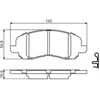 BOSCH stabdžių trinkelių rinkinys 0986494575 A0034202920