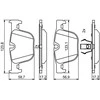 Bosch Stabdžių Trinkelių Rinkinys BMW 320d 325d 330d 335i 435i 340i
