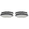 BOSCH stabdžių trinkelių rinkinys, diskinis stabdys 0986494316 0446553020
