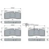 Bosch Stabdžių Trinkelių Rinkinys Diskinis Stabdys Audi R8 Lamborghini Gallardo 420 430 525 560 570 4S3 4SP 4S9 4SR