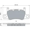 BOSCH stabdžių trinkelių rinkinys, diskinis stabdys 0986424605 971698451E