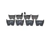 BOSCH stabdžių trinkelių rinkinys, diskinis stabdys 0986494216 3D0698151A