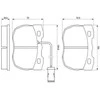 BOSCH stabdžių trinkelių rinkinys, diskinis stabdys 0986424287 LR021899