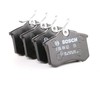 Bosch Stabdžių trinkelių rinkinys diskinis stabdys AUDI TT Coupe 1.8 T 1.8 T quattro 2.0 TDI 2.0 TFSI SEAT Ibiza III Hatchback 1.8 T Cupra R 1.9 TDI Cupra R SEAT Ibiza IV Hatchback 2.0 SEAT Ibiza IV Sportcoupe 2.0