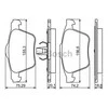 BOSCH stabdžių trinkelių rinkinys, diskinis stabdys 0986494245 30736322
