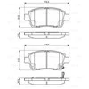 Bosch Stabdžių Trinkelių Rinkinys Diskinis Stabdys Toyota Yaris Corolla Celica Prius 04465-0E010 04465-0E020